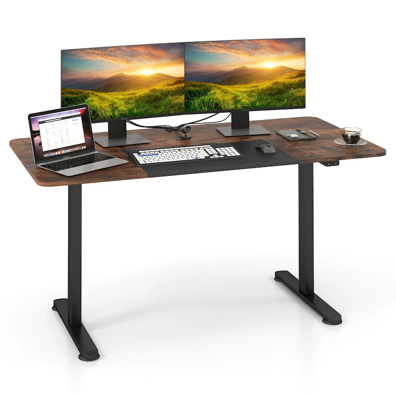 55-Inch Electric Height-Adjustable Standing Desk