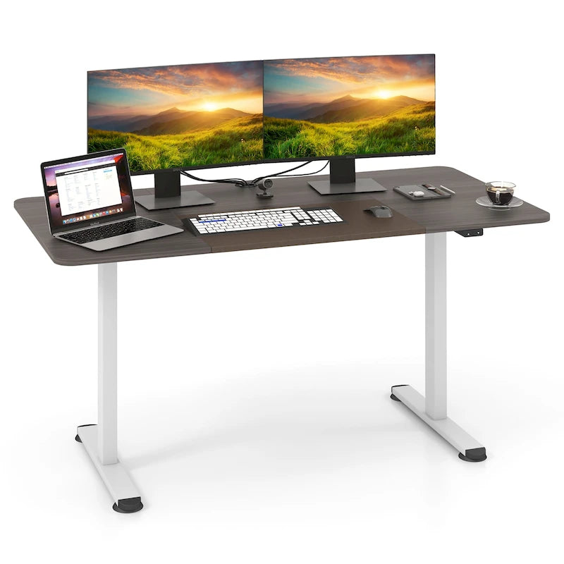 55-Inch Electric Height-Adjustable Standing Desk