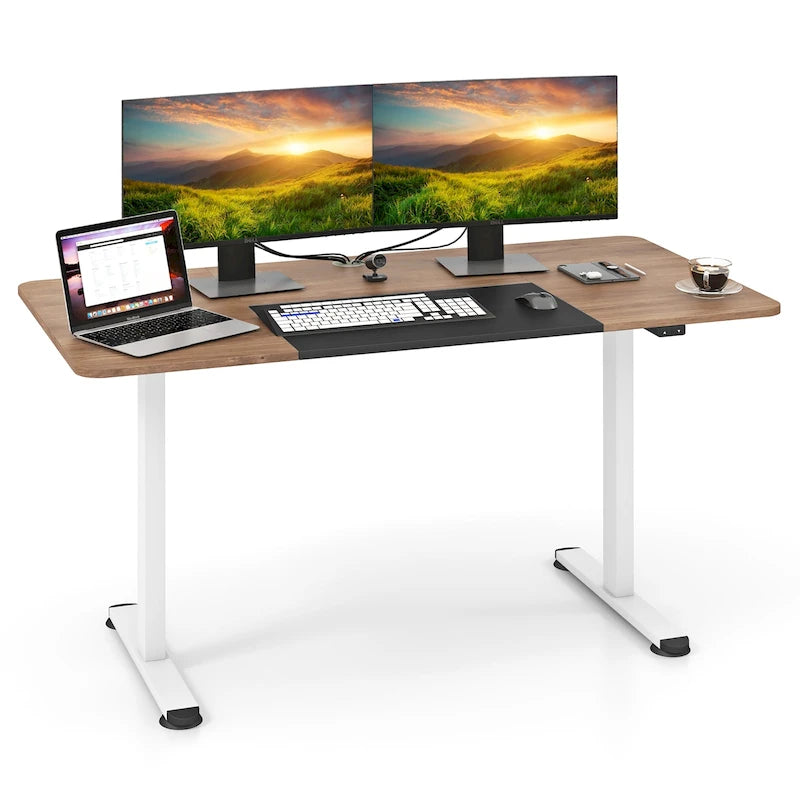 55-Inch Electric Height-Adjustable Standing Desk