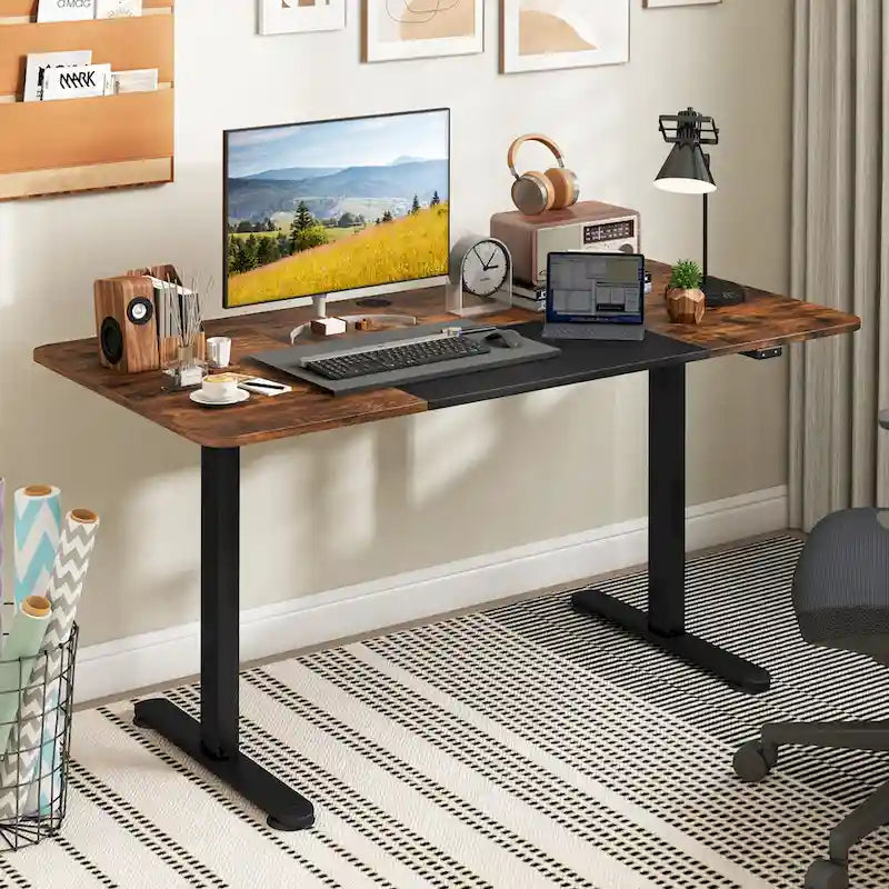 55-Inch Electric Height-Adjustable Standing Desk
