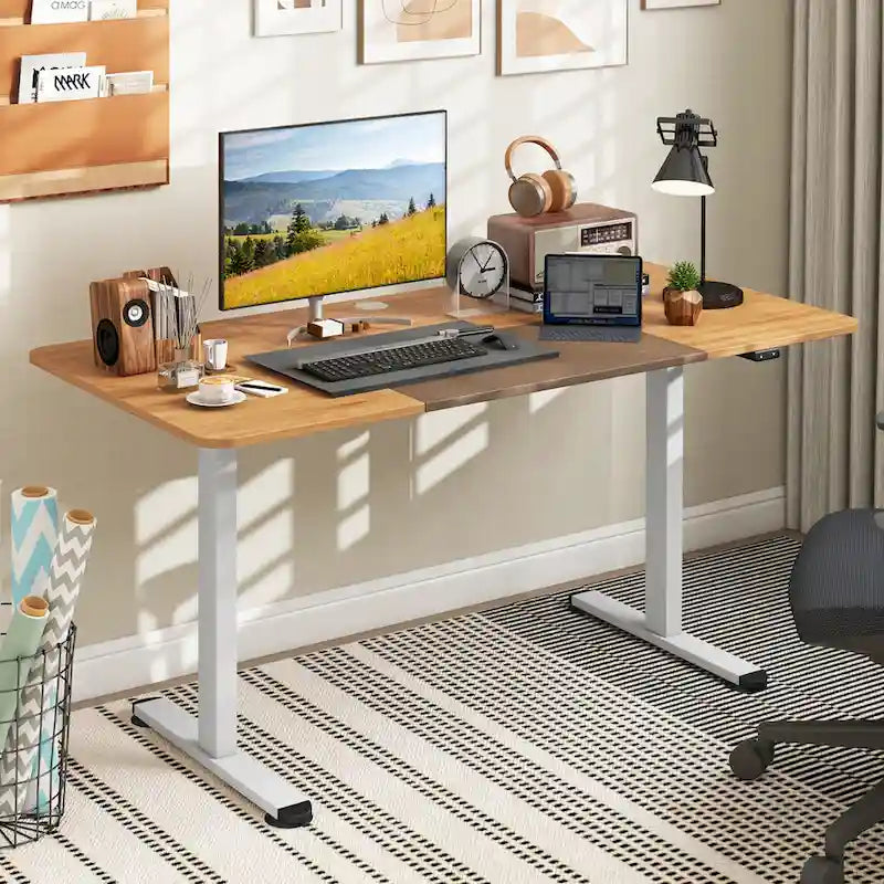 55-Inch Electric Height-Adjustable Standing Desk