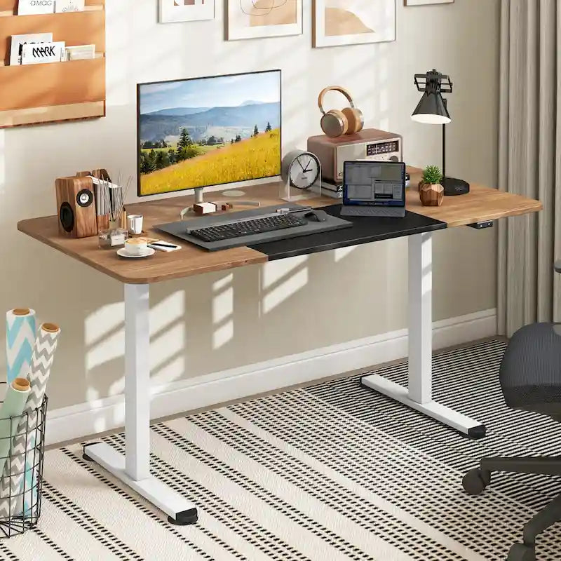 55-Inch Electric Height-Adjustable Standing Desk