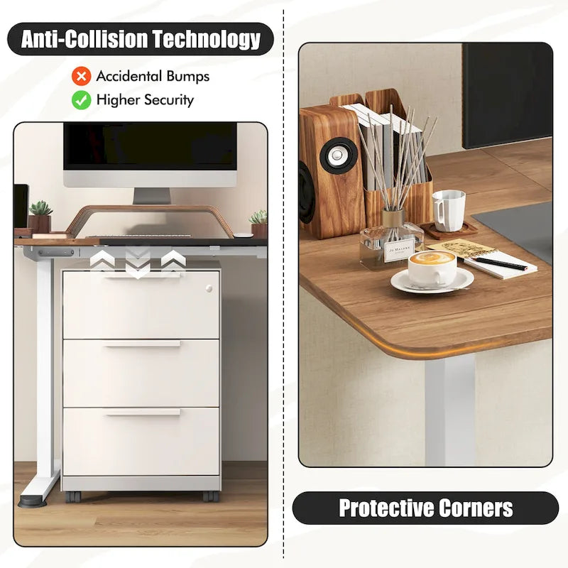 55-Inch Electric Height-Adjustable Standing Desk