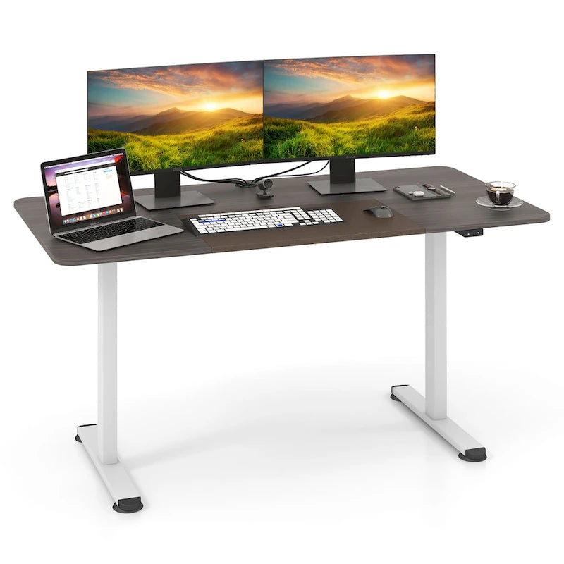 55-Inch Electric Height-Adjustable Standing Desk