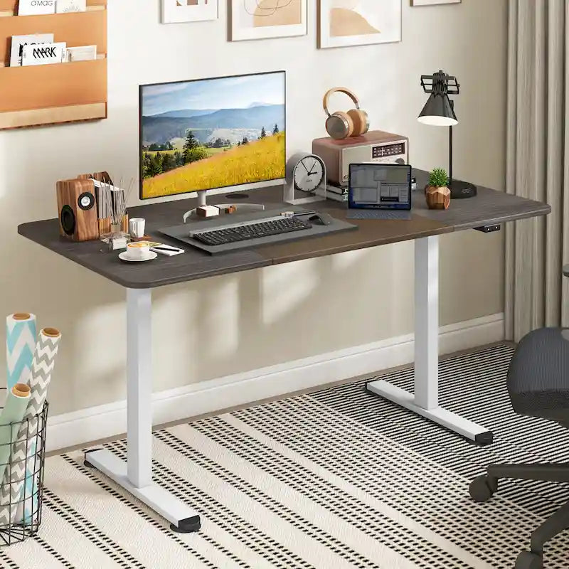 55-Inch Electric Height-Adjustable Standing Desk
