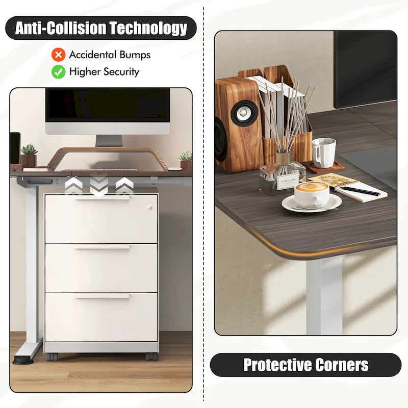55-Inch Electric Height-Adjustable Standing Desk