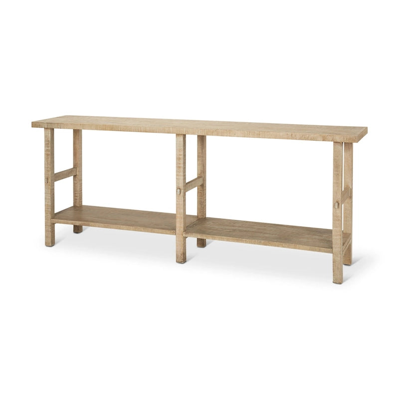 Rosie Large Blonde Wood Console Table