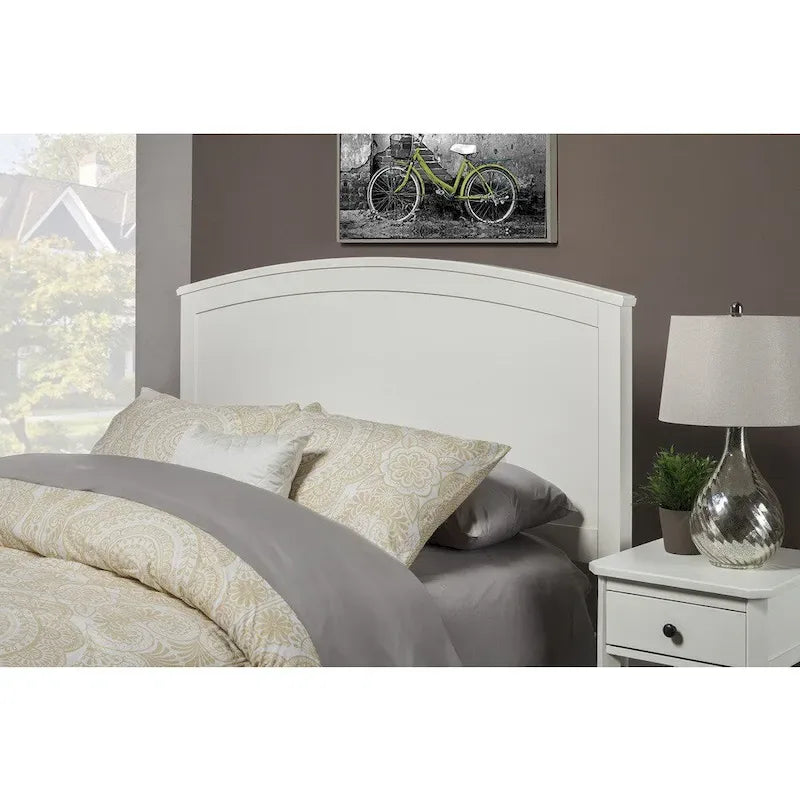 Solid Mahogany and Veneer Panel Bed