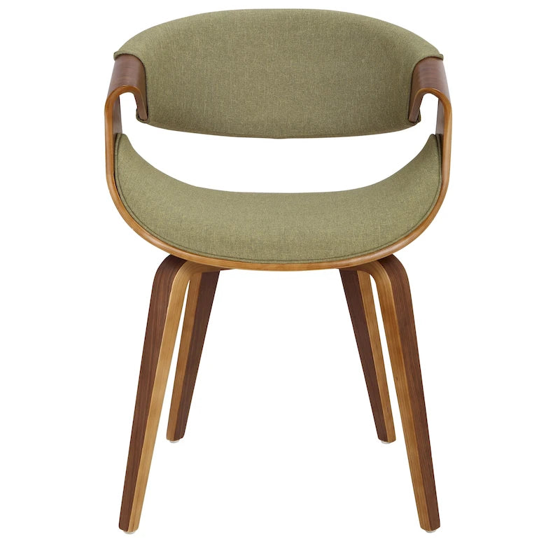 Mid-Century Cross-Frame Upholstered Dining and Accent Chair