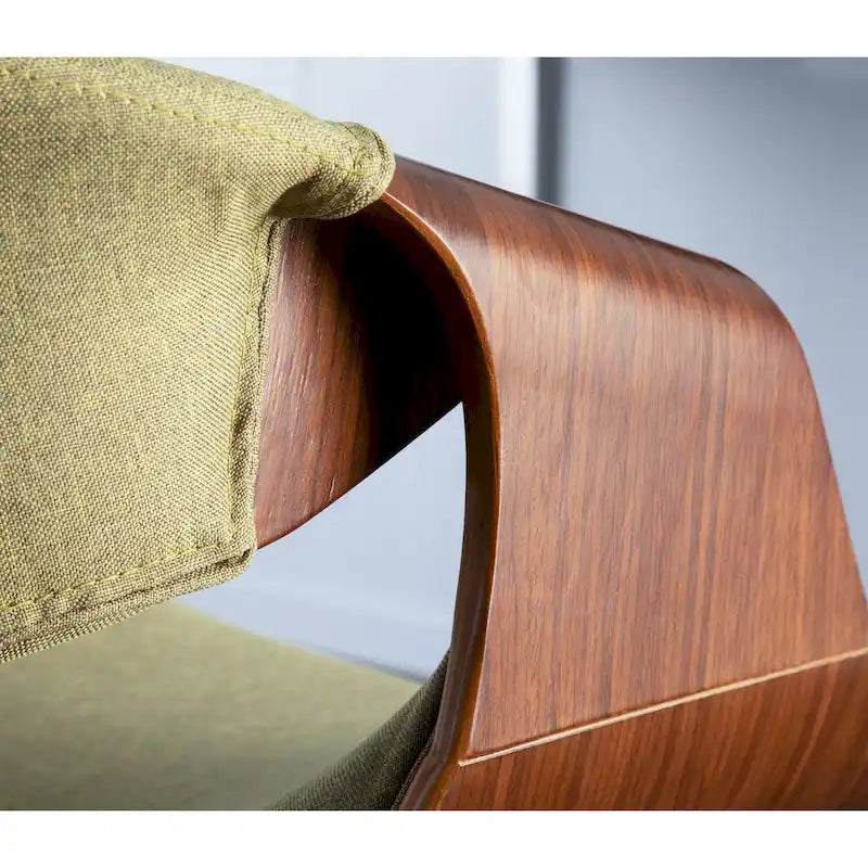 Mid-Century Cross-Frame Upholstered Dining and Accent Chair