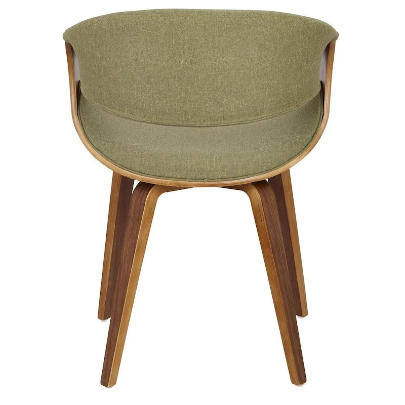 Mid-Century Cross-Frame Upholstered Dining and Accent Chair