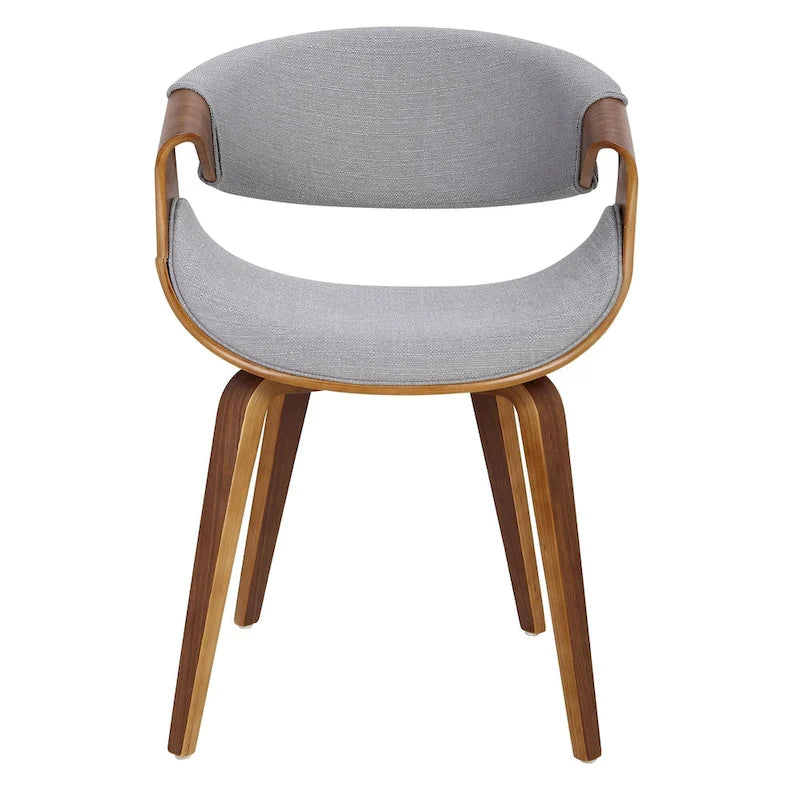 Mid-Century Cross-Frame Upholstered Dining and Accent Chair