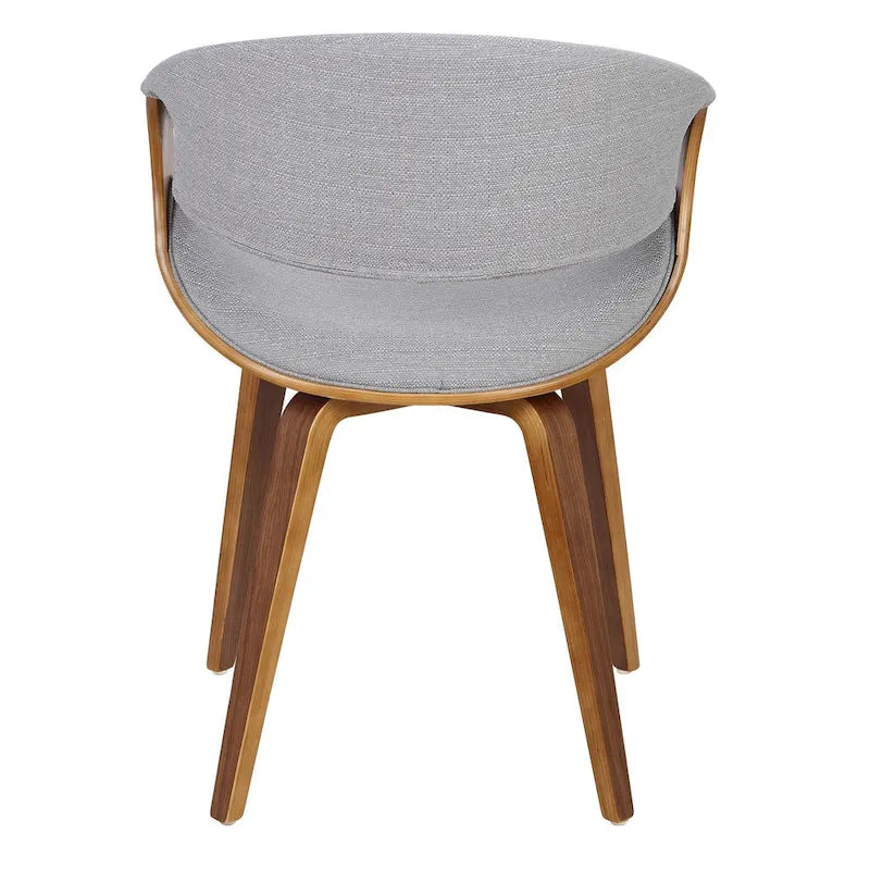 Mid-Century Cross-Frame Upholstered Dining and Accent Chair