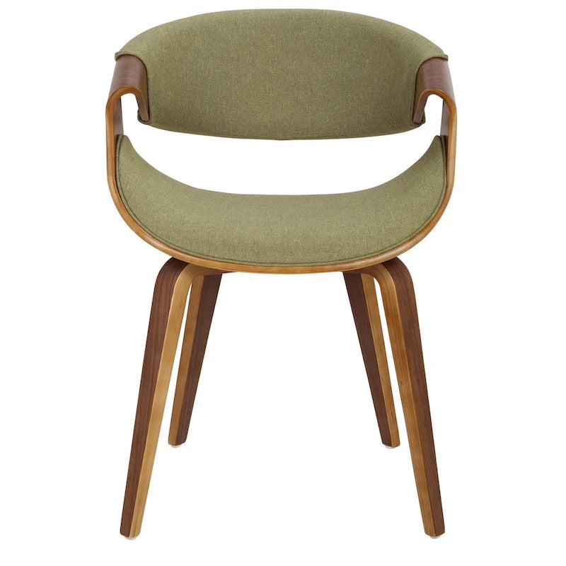 Mid-Century Cross-Frame Upholstered Dining and Accent Chair