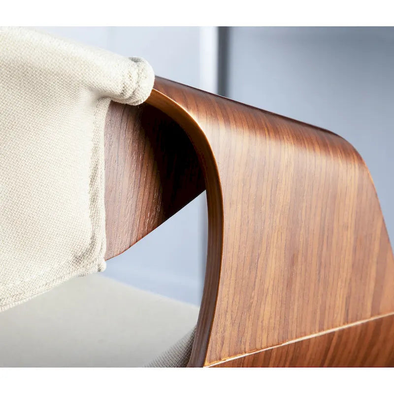 Mid-Century Cross-Frame Upholstered Dining and Accent Chair
