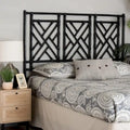 Karavo Bohemian Rattan Size Standalone Headboard