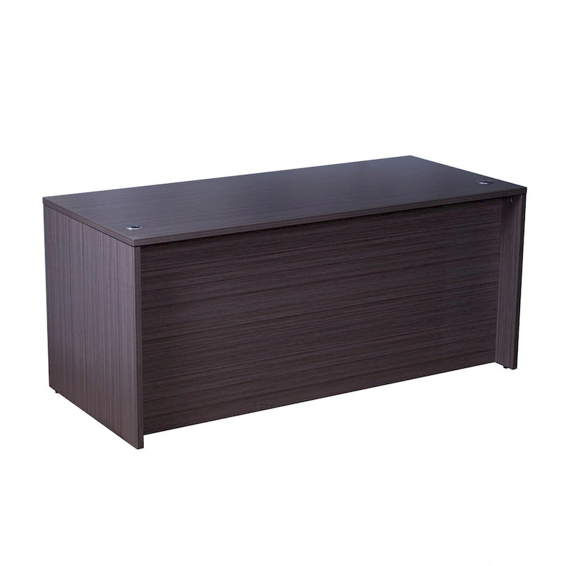 71-inch L-Shaped Executive Desk with Dual File Pedestals