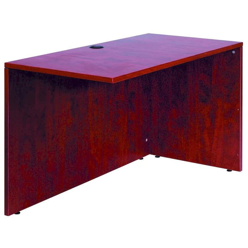 71-inch L-Shaped Executive Desk with Dual File Pedestals